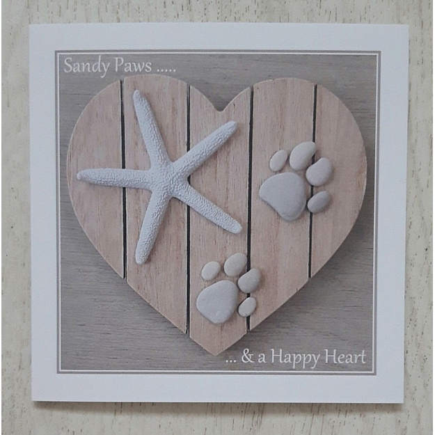 Sandy Paws Greeting Cards